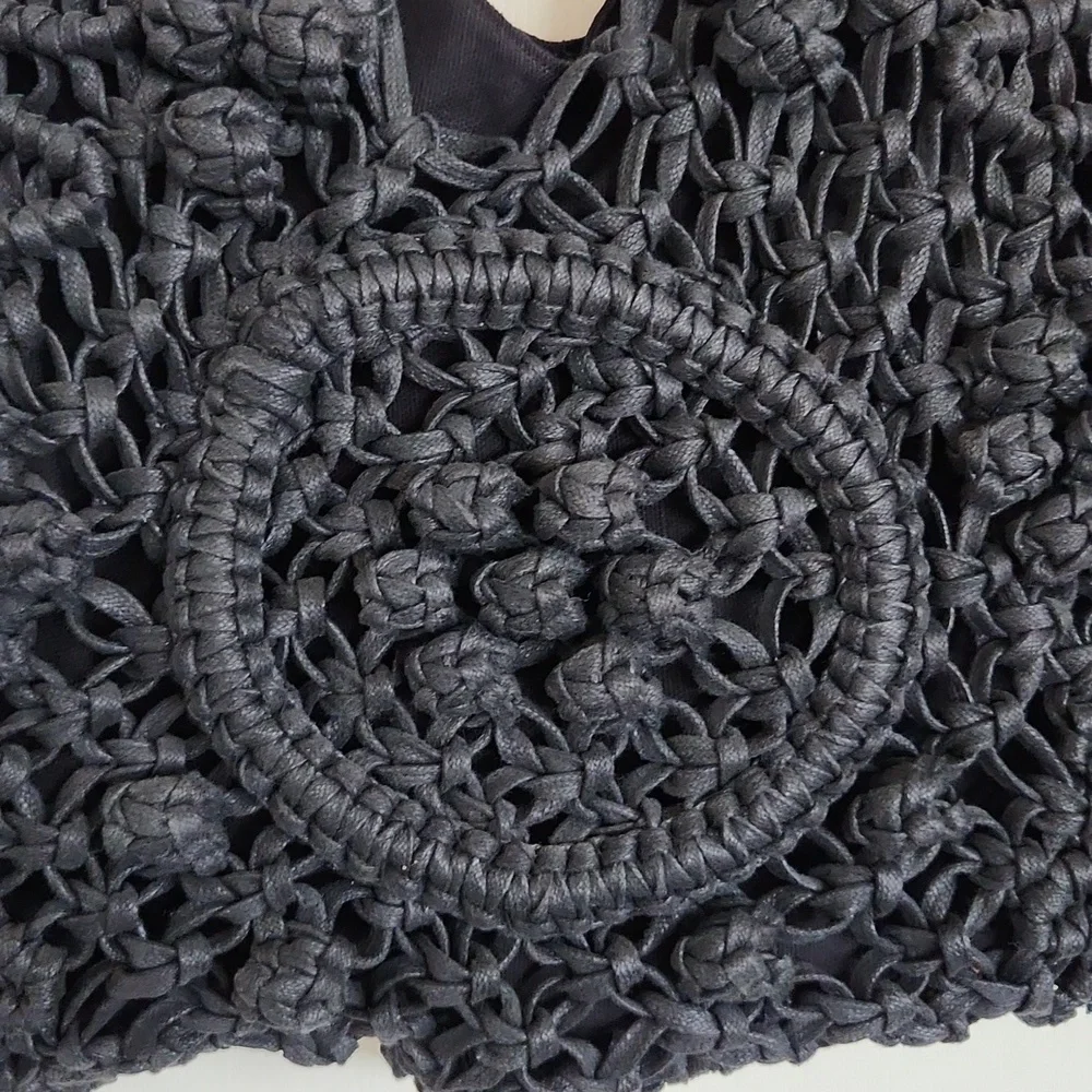 Clever Carriage Company Positano Hand Macrame Satchel - Picture 2 of 8